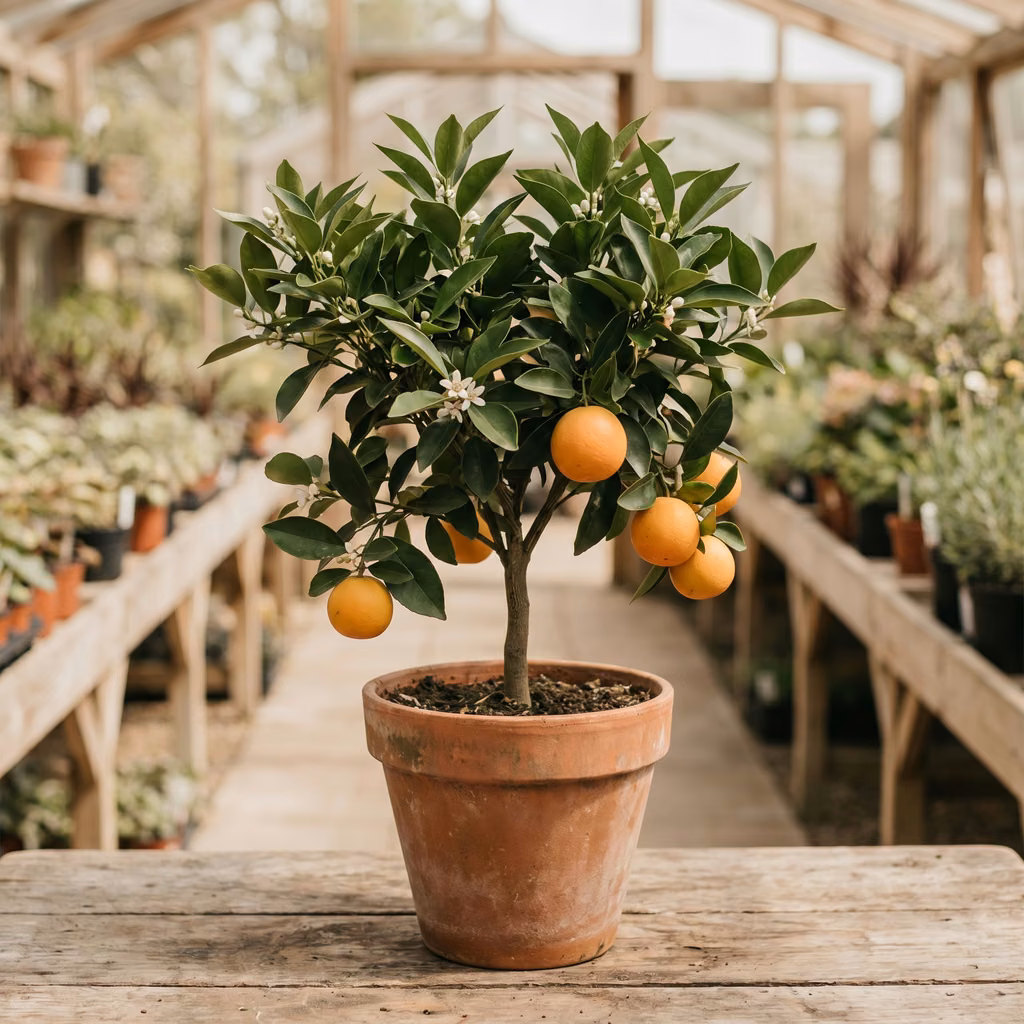 Oranger, Citrus × sinensis · Pépinières Crespin