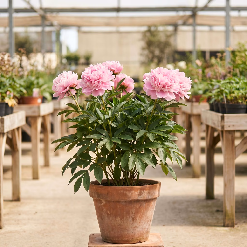 Pivoine de Chine, Paeonia lactiflora, Soleil, Parfumée, C3L · pépinière Les Jardins de Lutz Crespin