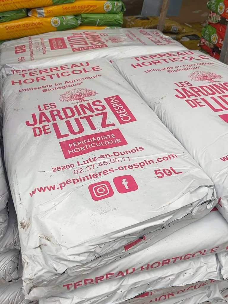 Sacs de terreau horticole Les Jardins de Lutz