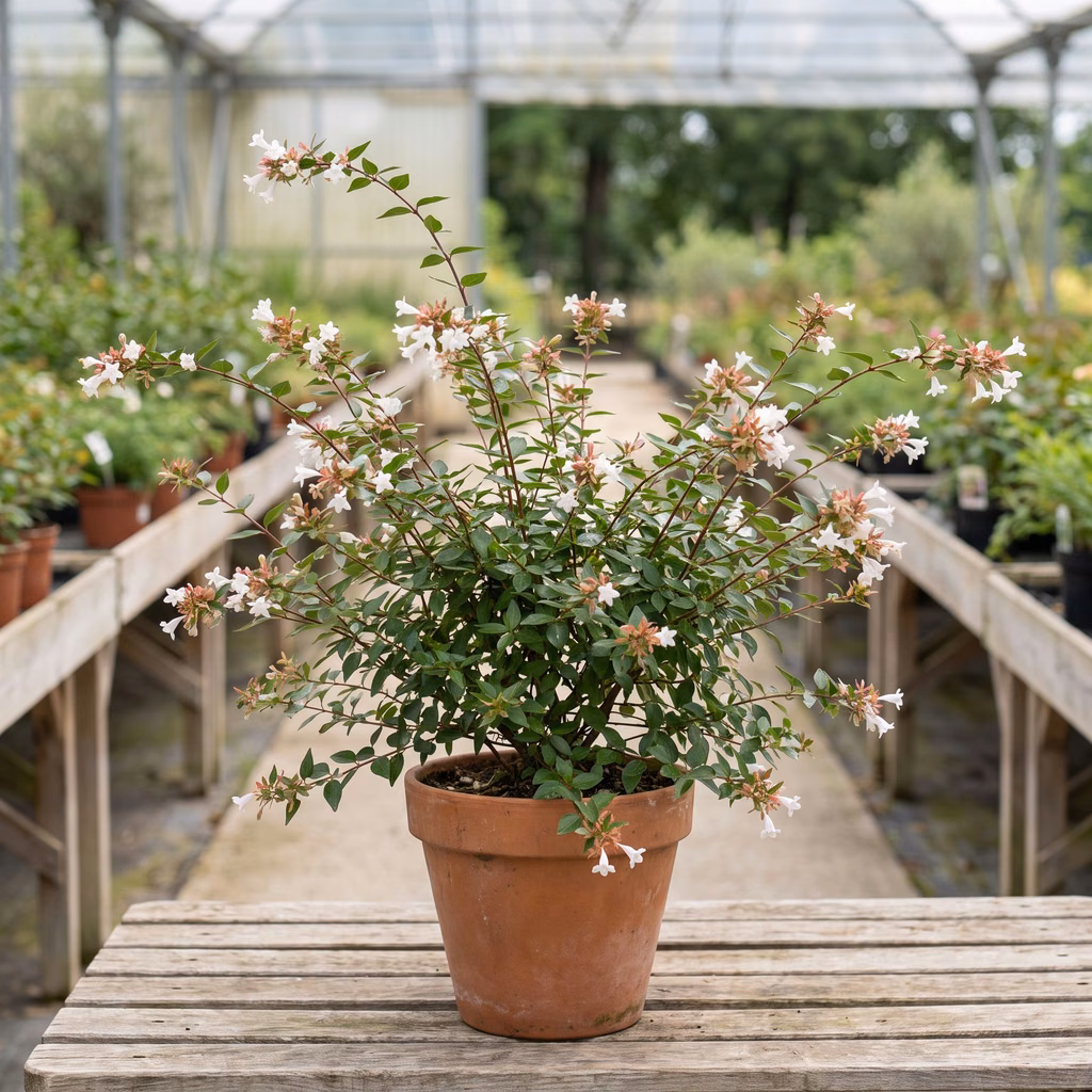 Abélia à grandes fleurs, Abelia × grandiflora · Pépinières Crespin