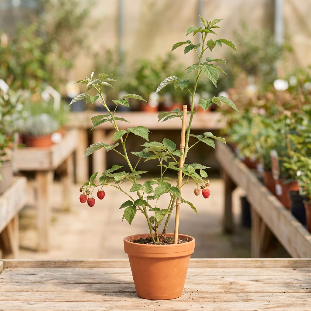 Framboisier, Rubus idaeus · Pépinières Crespin
