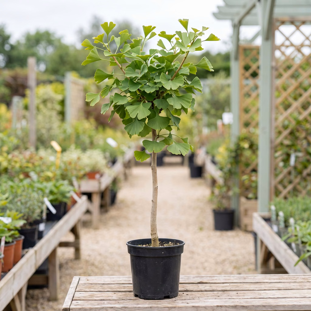 Arbre aux quarante écus, Ginkgo biloba · Pépinières Crespin