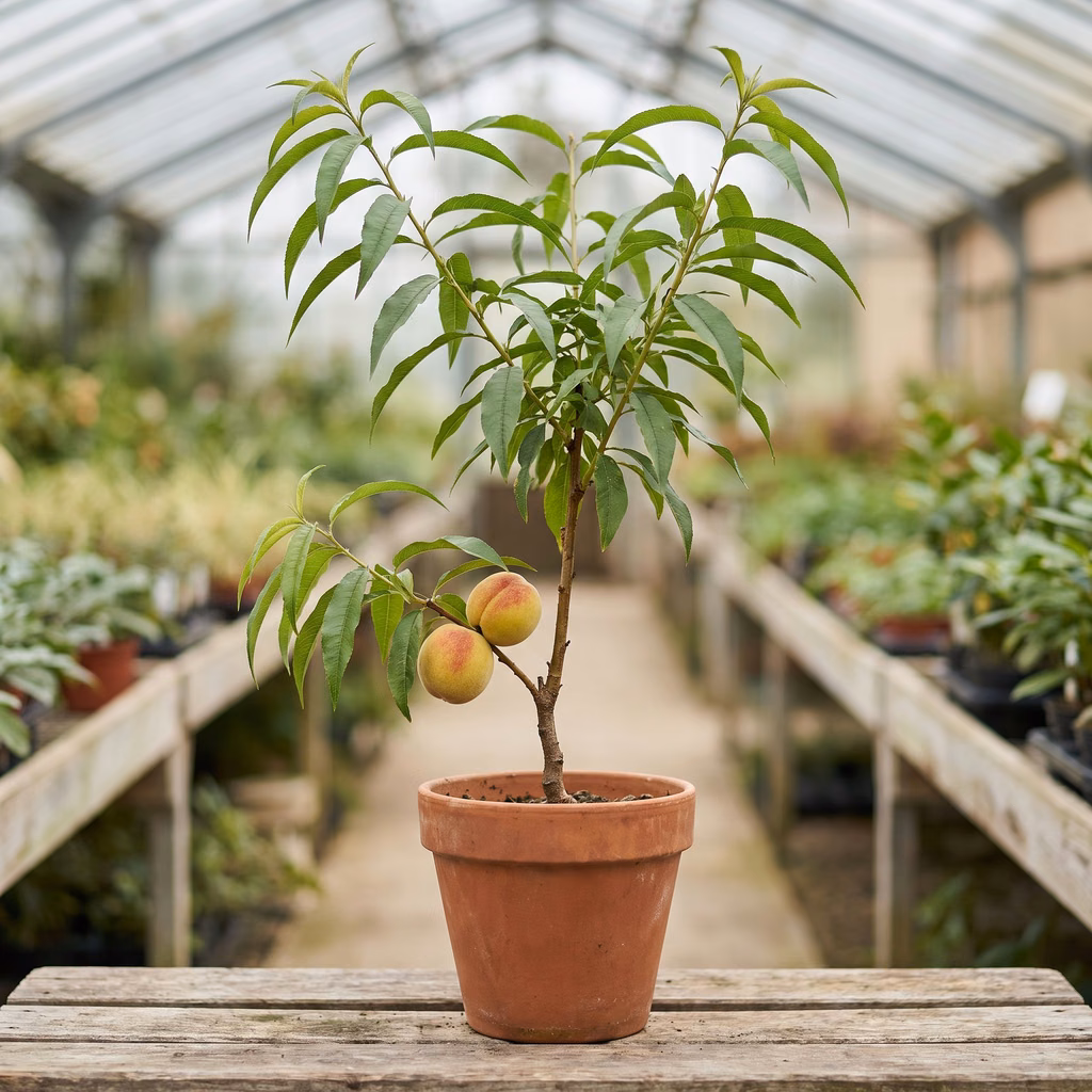 Pêcher, Prunus persica · Pépinières Crespin