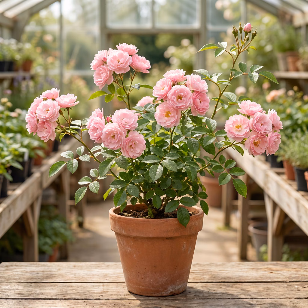 Rosier Bonica, Rosa ‘Meidomonac’ · Pépinières Crespin